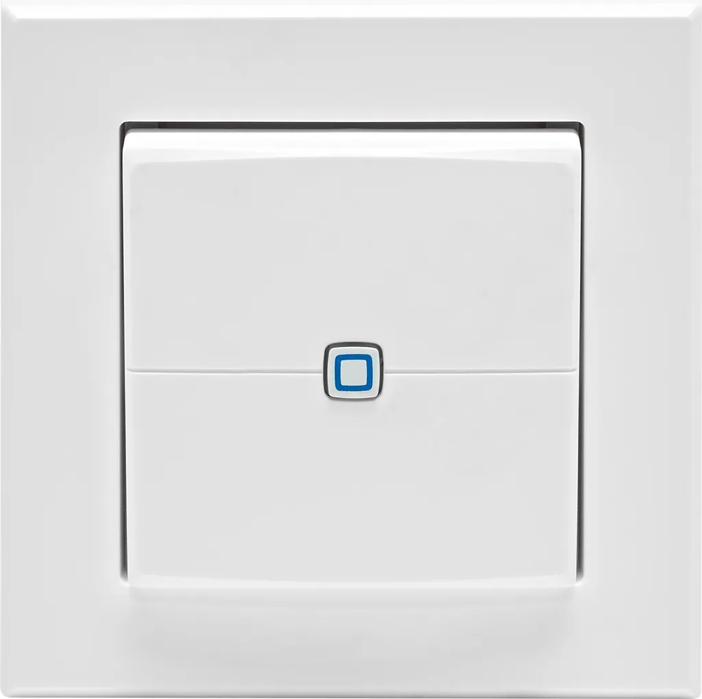 Commande murale Homematic IP double V2 pour volets et lumières sans fil
