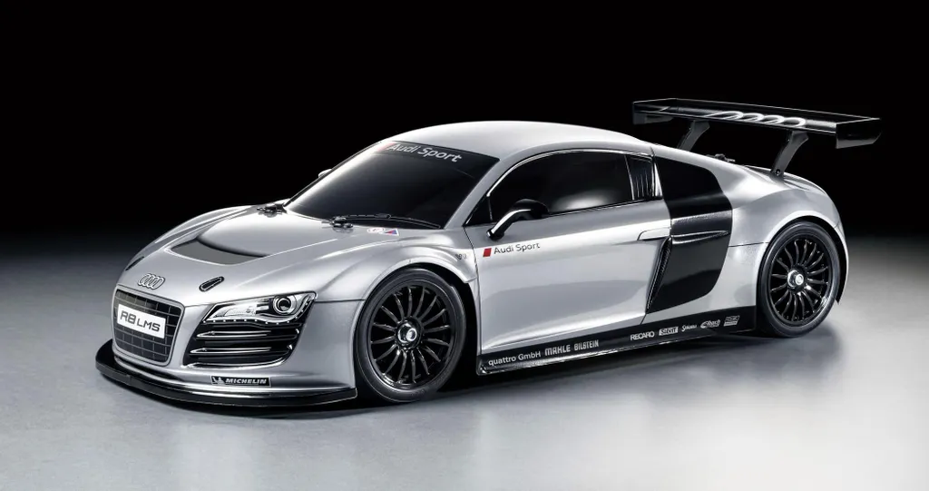 Carrosserie Audi R8 LMS 2008 pour Châssis Tamiya 1/10 à Personnaliser