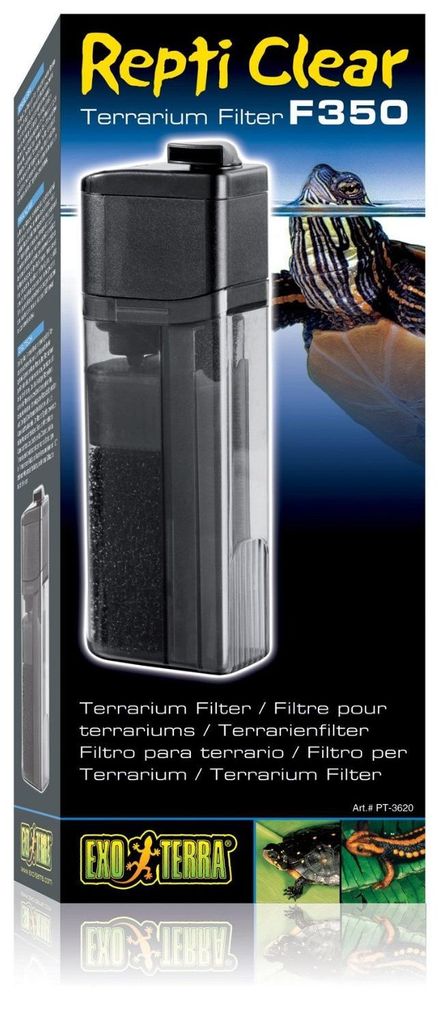 Exo Terra Repti Clear F350 Compact Filter Durchsichtig  Produktbild 