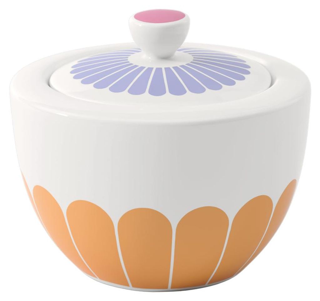 Villeroy & Boch Fleur, Weiß, Gelb, Blau, Pink, Porzellan, Produktbild 