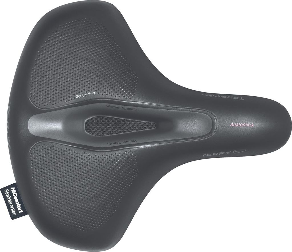 Terry Damen Fahrradsattel Anatomica Flex Gel, Schwarz Produktbild 