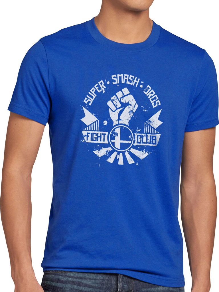 BaumwolleCloud Smash Pro Herren T-Shirt ultimate brawl switch