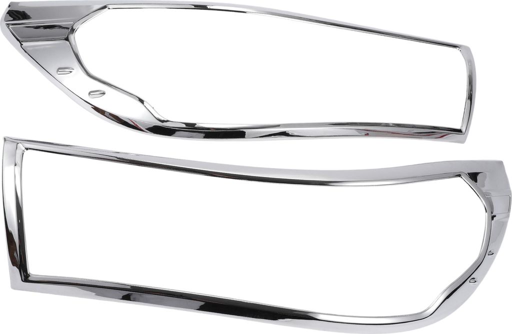 Scheinwerferblende für Toyota HILUX REVO 2015-2017 Front Links Rechts Scheinwerferblende Scheinwerferabdeckung Dekor Silberton 1 Paar