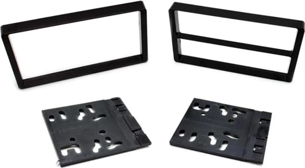 Façade Autoradio 2-DIN Noir pour Ford/Mazda - Finition ABS Haute Qualité
