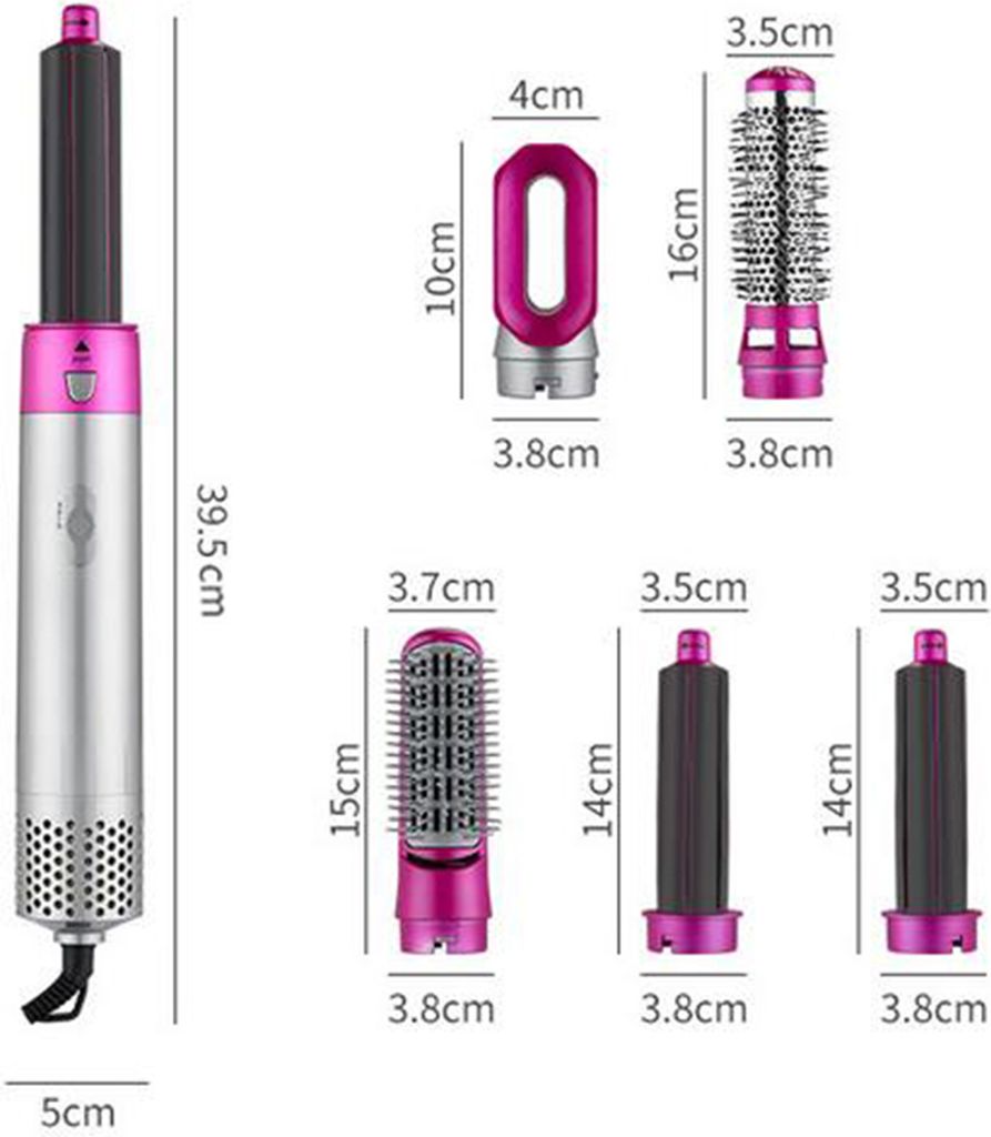 5 in 1 Airstyler Warmluftbürste Set Haarstyler Produktbild 2