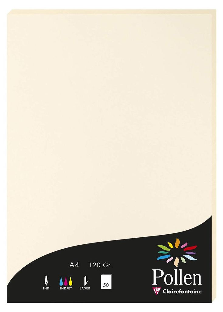 Papel Pollen de Clairefontaine 4204C. Papel DIN A4, color Imagen del producto 
