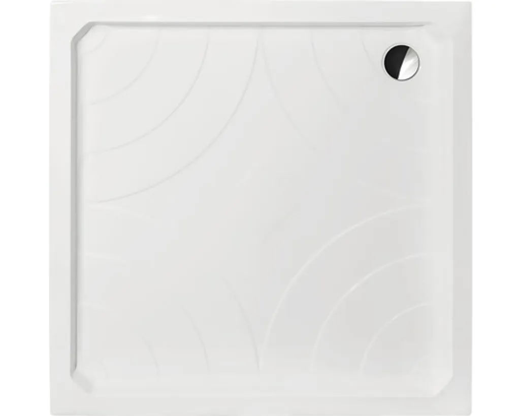 Receveur de douche extra-plat Roth ESTER P 80x80 cm finition brillante