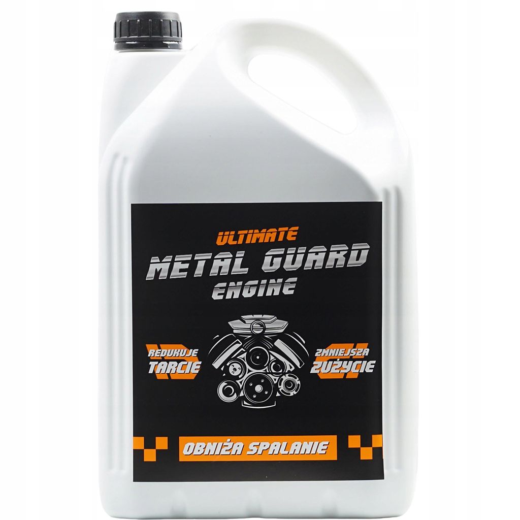 Metal Guard ENGINE Motoröl Additiv 5 L Diesel Benzin Traktor TIR Mähdrescher Turbo DPF Reibungsreduzierung Verschleißschutz