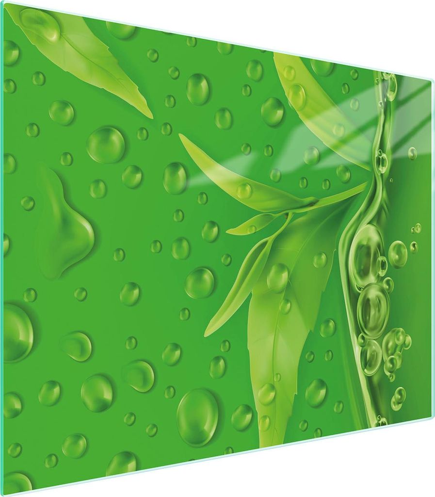 Glasschneidebrett 52x40 Blätter