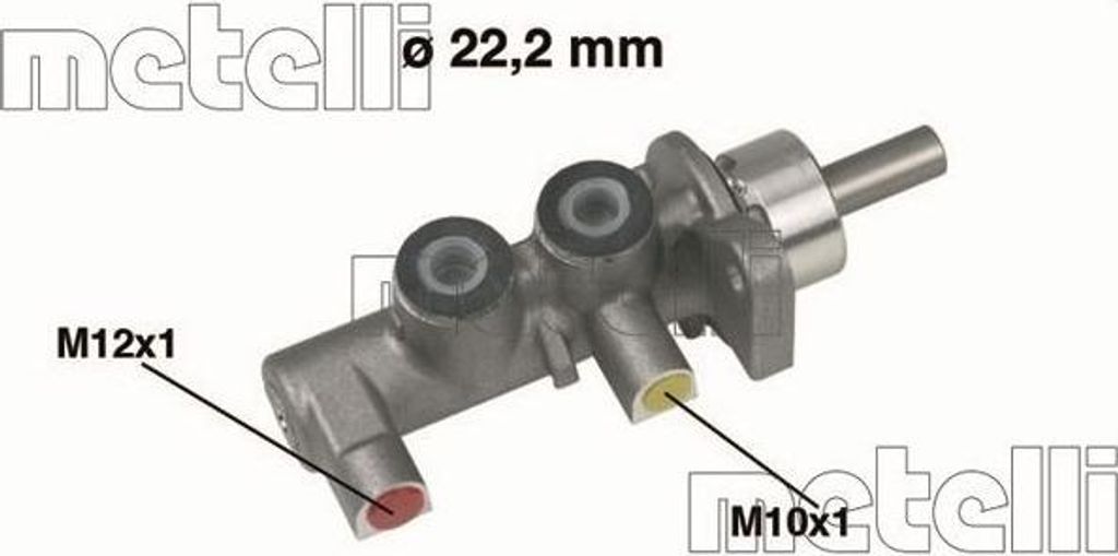 METELLI 05-0380 Bremszylinder Hauptbremszylinder für OPEL Corsa C Schrägheck (X01) Corsa C Kastenwagen (X01) Corsa Utility Pickup