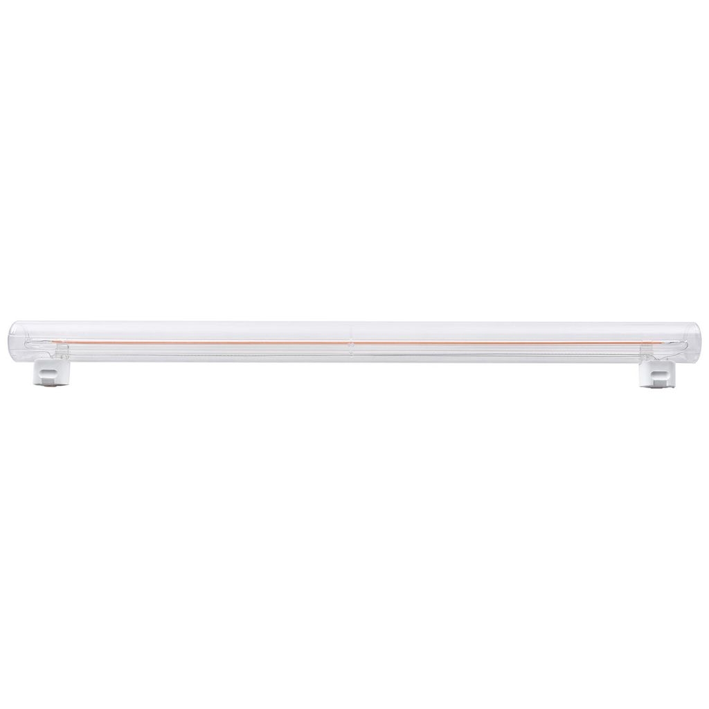LED Filament Linienlampe 4,8W = 60W S14s 2 Sockel KLAR 50cm Ra>90 extra warmweiß 2200K