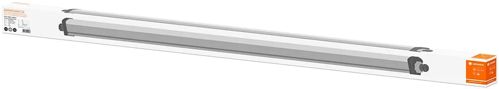 Réglette LED étanche 1500mm 31W 3000K pour cave et pièces humides gris