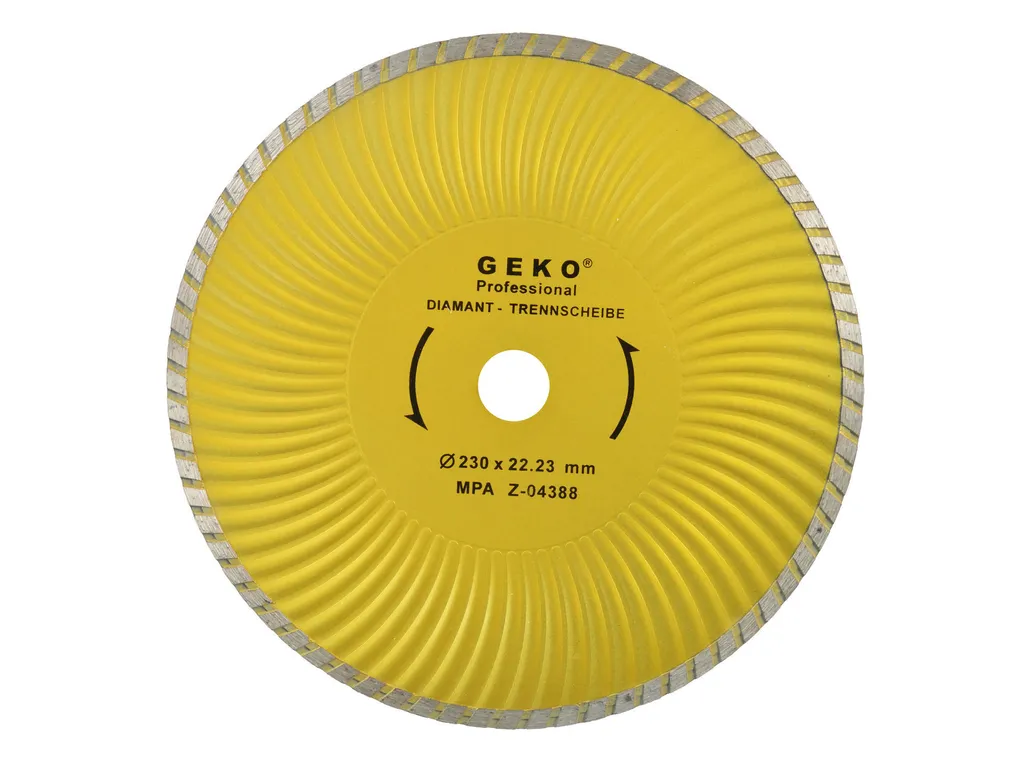 Disque diamanté 230 mm Turbo - Finies les surchauffes sur béton durci