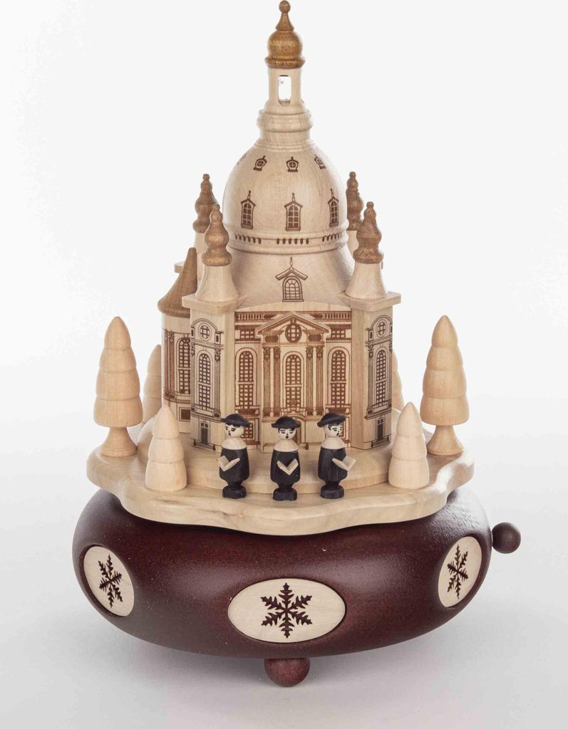 Spieldose Dresdener Frauenkirche HxLxB 21x 13x 13 cm NEU