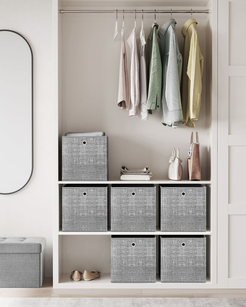 SONGMICS Úložný box Organizér boxy Úložný box, sada 6 kusů, Obrázek produktu 