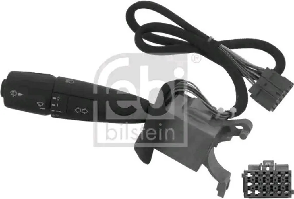 Interrupteur de clignotant FEBI 47565 Haute Précision à 12 Connecteurs