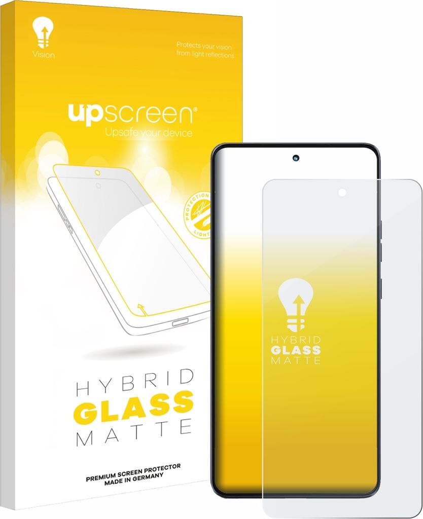 upscreen Entspiegelungs Schutzglas für Motorola Moto G86 Power Schutzfolie Panzer Folie Glas Display Schutz matt