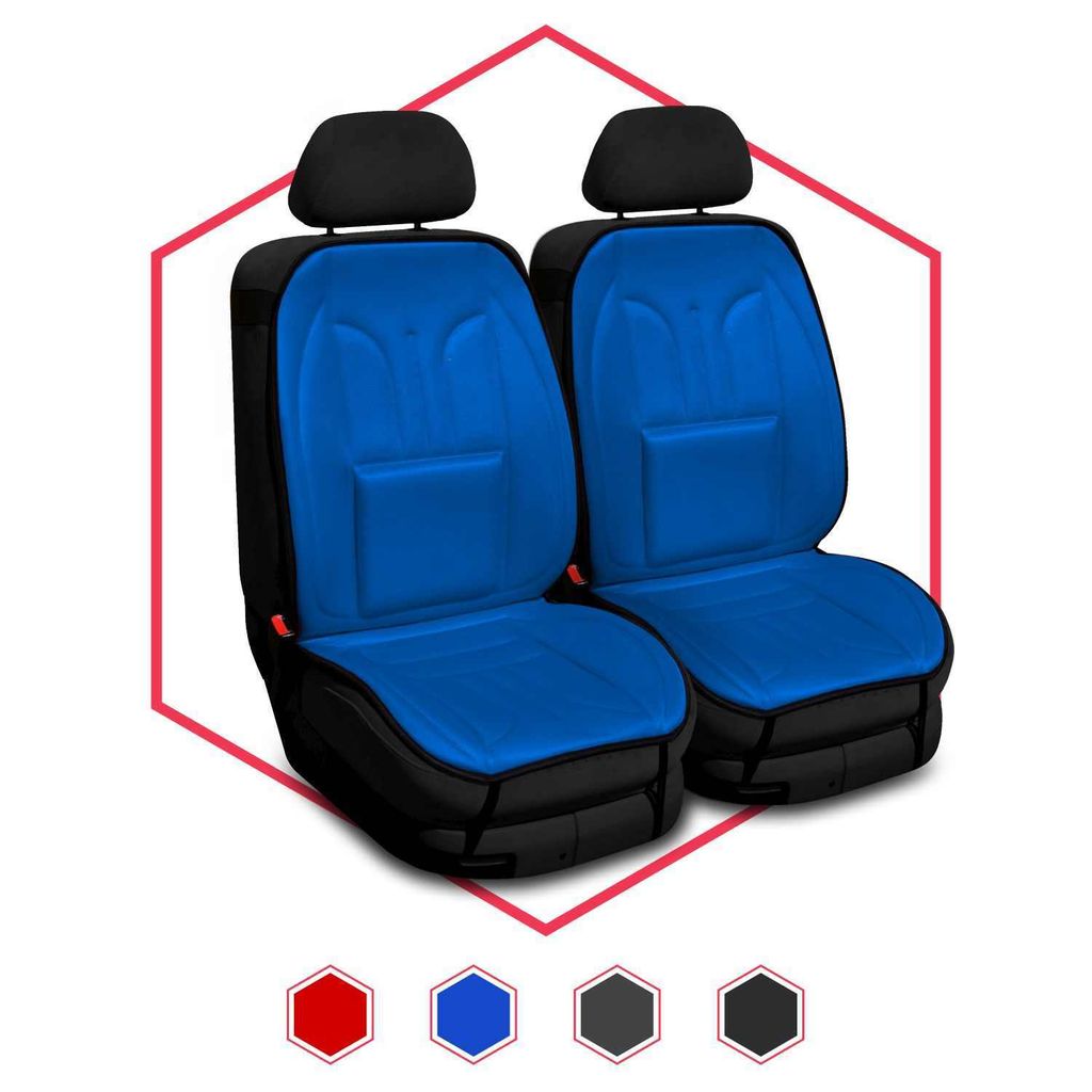 Autositzbezüge Universal Sitzauflage Autositzmatte Blau Vorne 1+1 für Kia Carens
