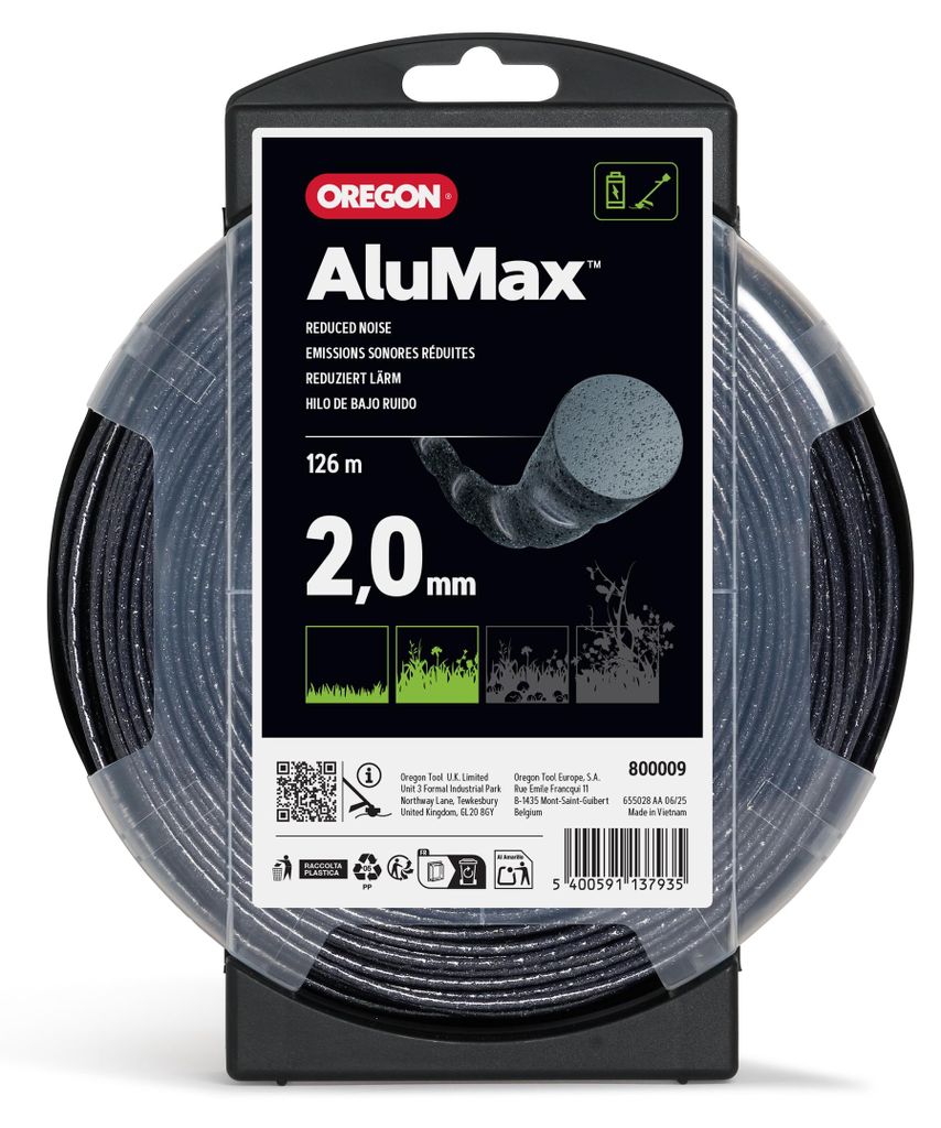 Oregon Mähfaden Nylium Silencio, 2,0 mm x 15 meter, draad Productafbeelding 
