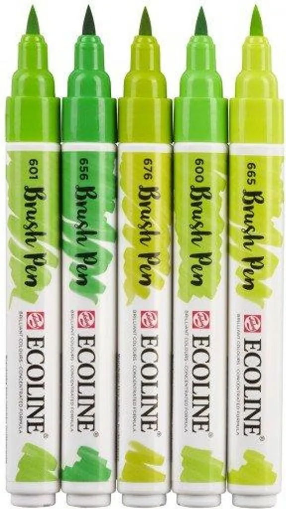 5 Talens ECOLINE® Filzstifte grün - 7