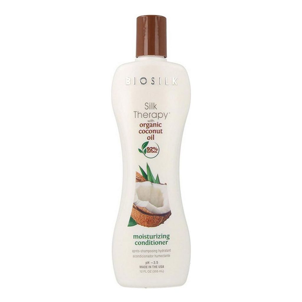 BioSilk Therapy with Natural Coconut Oil Moisturizing Conditioner Conditioner zur Hydratisierung der Haare 355 ml
