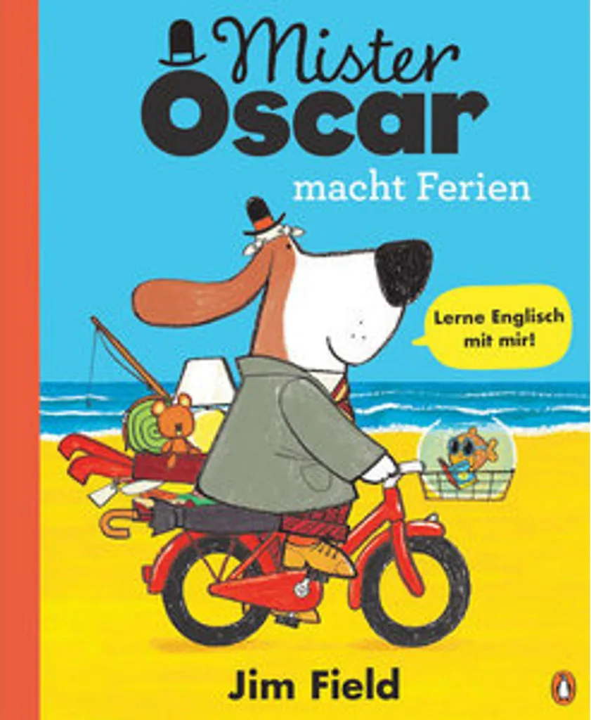 Livre d'anglais enfant Mister Oscar macht Ferien pour le voyage