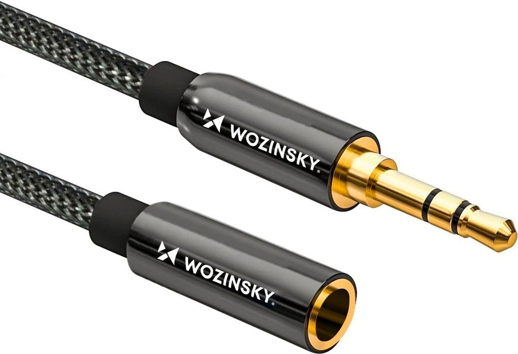 Wozinsky AUX-Verlngerungskabel, 3,5-mm-Miniklinke, 3 m, Produktbild 