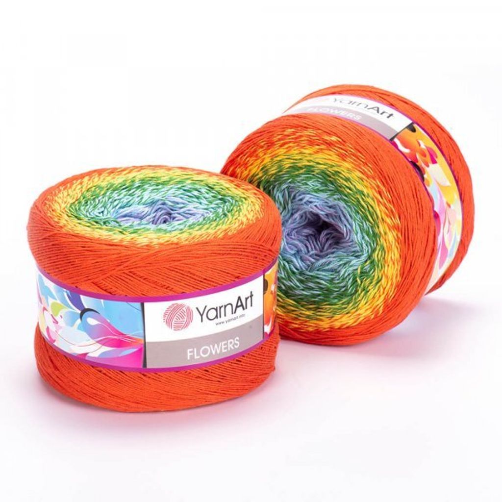 YarnArt Flowers 255 – Farbverlaufsgarn 1000m, 55% Produktbild 