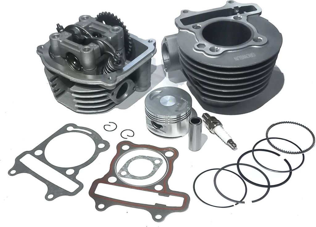 Zestaw Głowica + Cylinder 125 Skuter 4T GY6 Romet Baotian Junak Zipp Barton