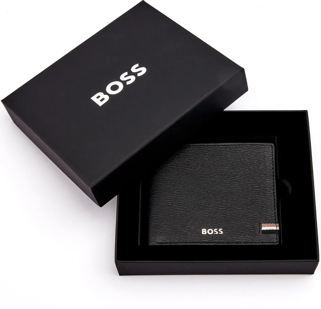 Portefeuille Hugo Boss Iconic HLW421A Noir avec Multi-Compartiments - 5