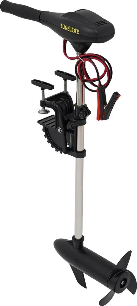 Moteur Électrique 12V Poussée 300kg - Poignée Télescopique et Hélice 3 Pales