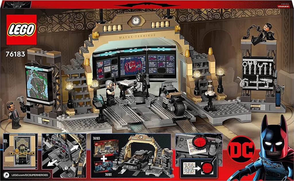 LEGO 76183 DC Batman La Batcave : Le Duel contre le Sphinx Riddler