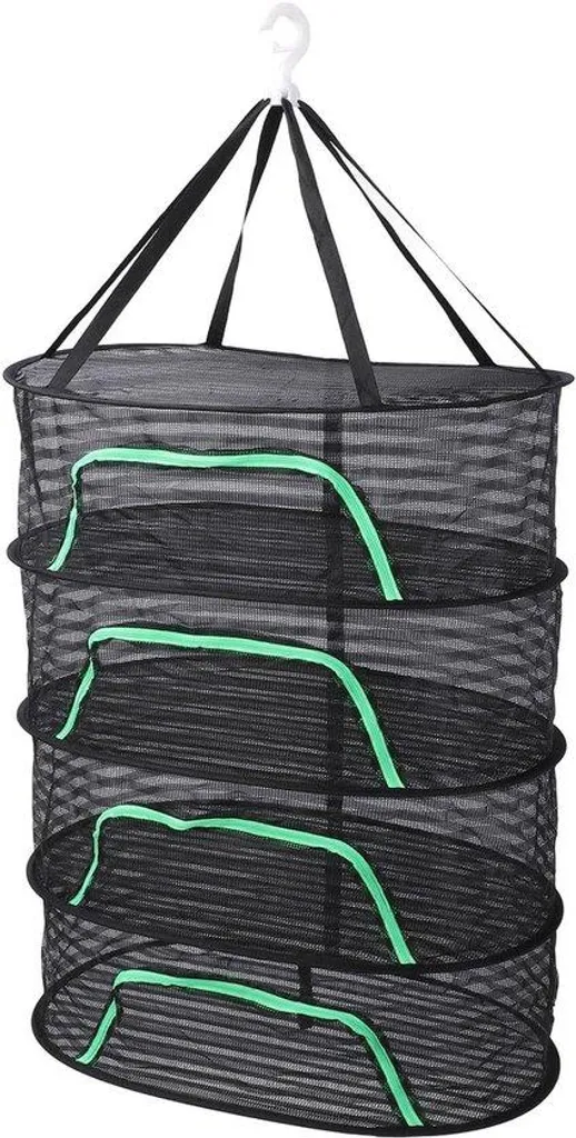 Séchoir à herbes pliable à 4 niveaux pour fruits et légumes sans fil