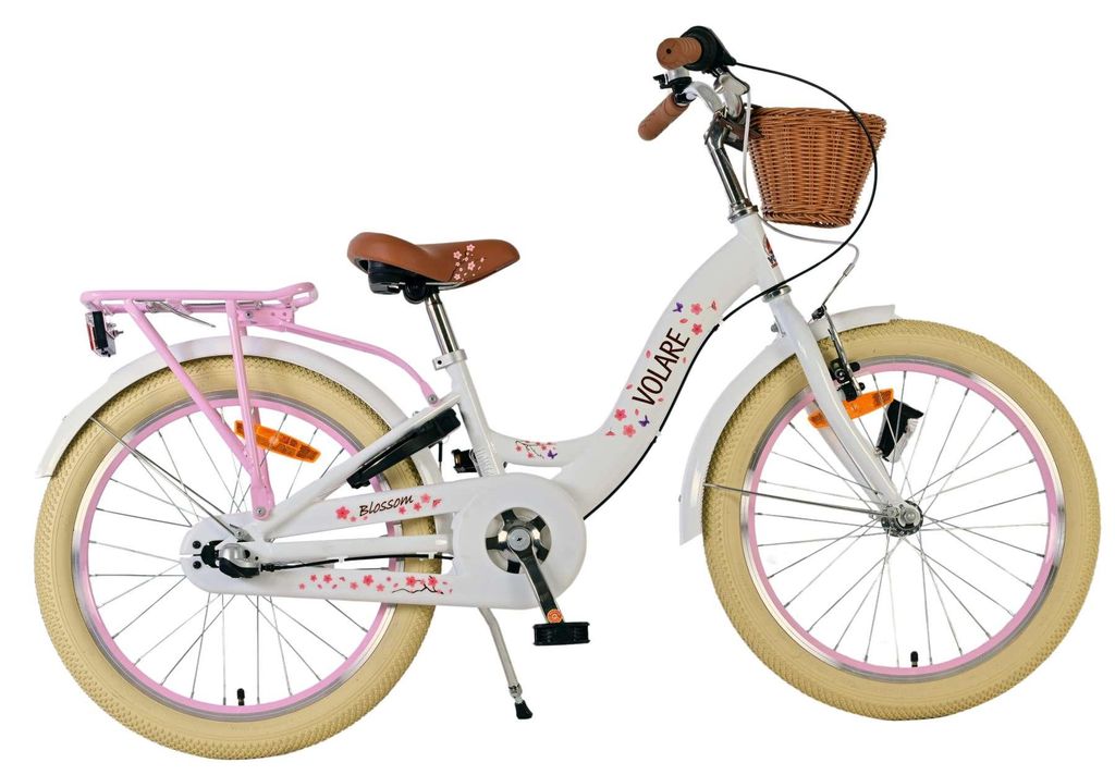 Volare Blossom Kinderfahrrad - Mädchen - 20 Zoll - Weiss - Produktbild 