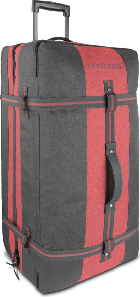 Reisetasche 43x86x34 cm mit Rollen, Kompressionsriemen und Produktbild 