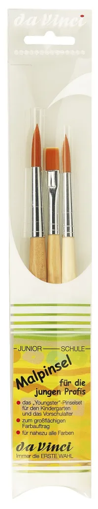 Set de pinceaux daVinci GH4234 JUNIOR avec fibres synthétiques souples