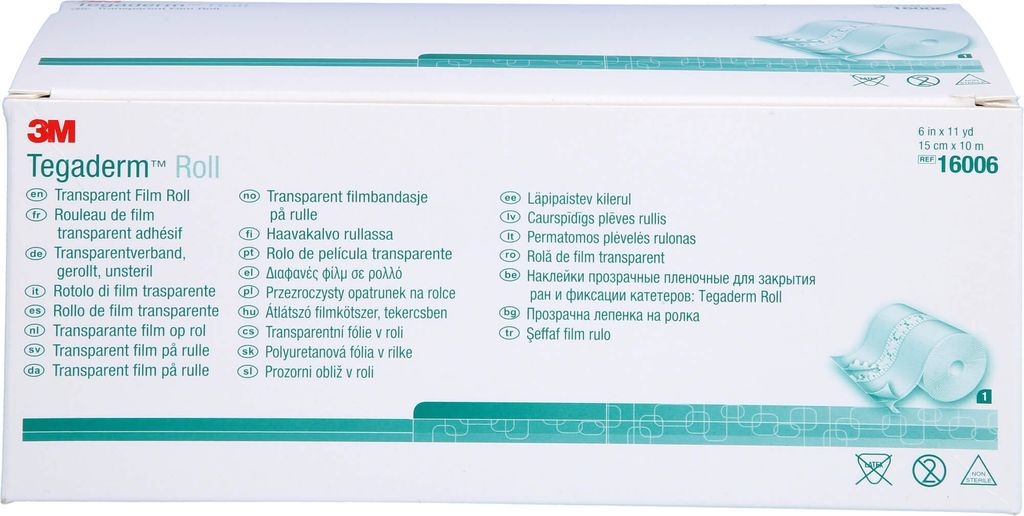 Tegaderm 3M Rolle 15cmx10m, 1 St PFL