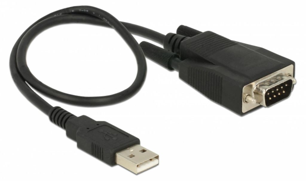 Delock Serieller Adapter - USB Typ A (M) bis DB-9 (M) Produktbild 