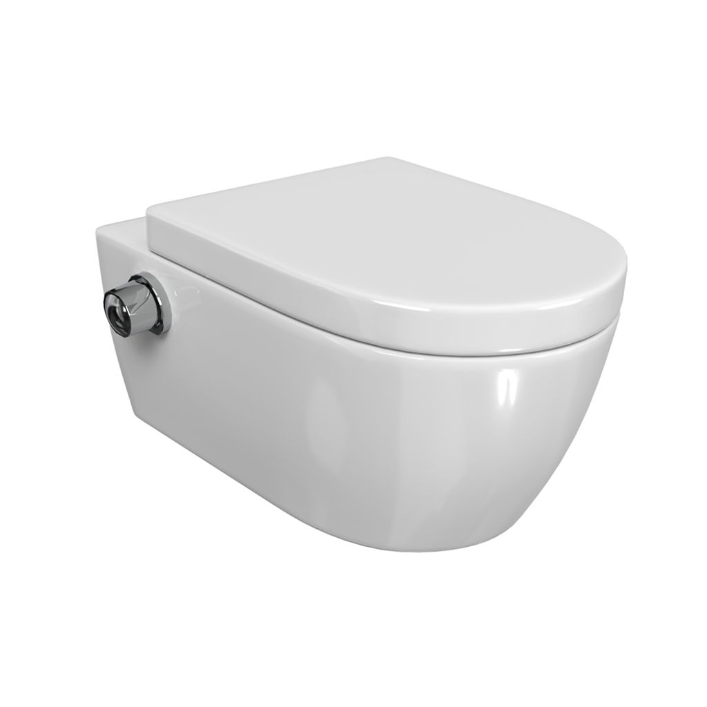 Dusch WC Deckel Mischarmatur spülrandlos Harmony Taharet antibakteriell 38 