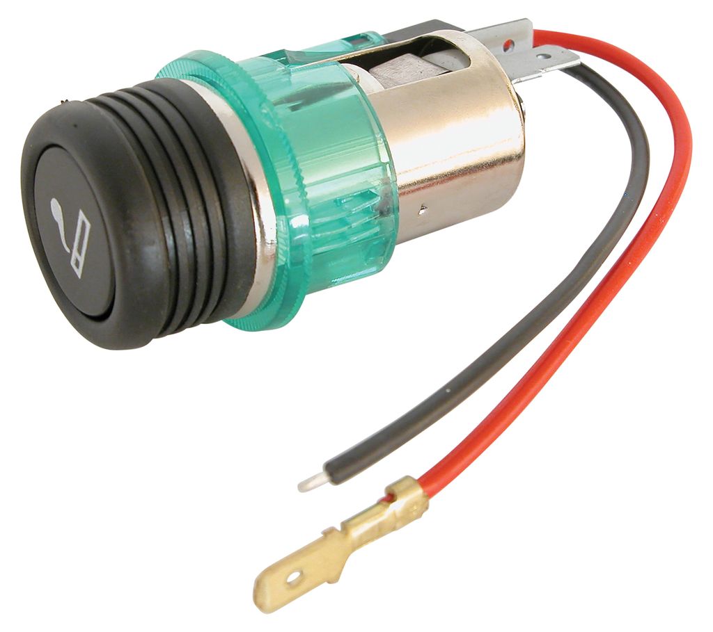 Accendisigari, illuminato, anello LED verde Immagine del prodotto 