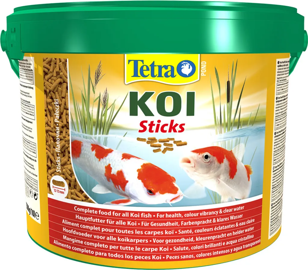 Alimento Professionale Tetra Pond Koi Sticks 10L - Formula Anti-Inquinamento