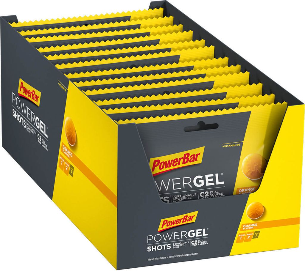 POWERBAR PowerGel Shots Orange (24x60g) 0 Orange 0 Orange One Size