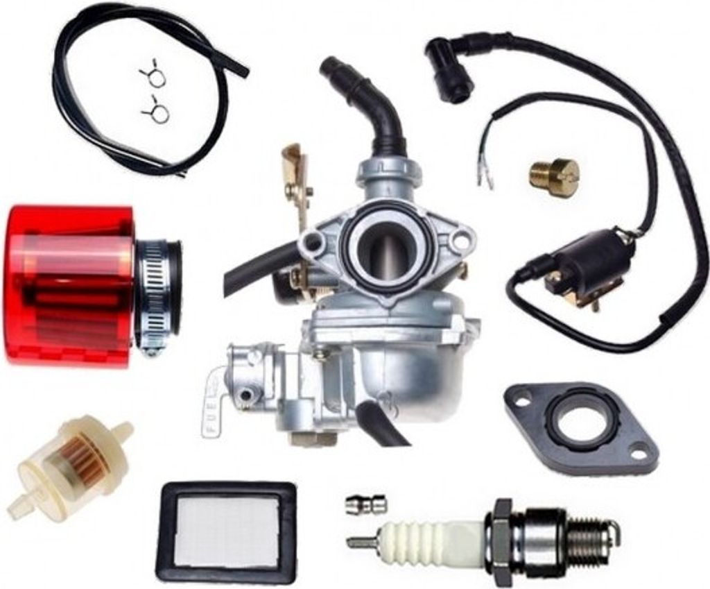 Sport VERGASER 15mm LUFTFILTER ZÜNDSPULE für SHINERAY XY110ST Mini ATV 110 4T