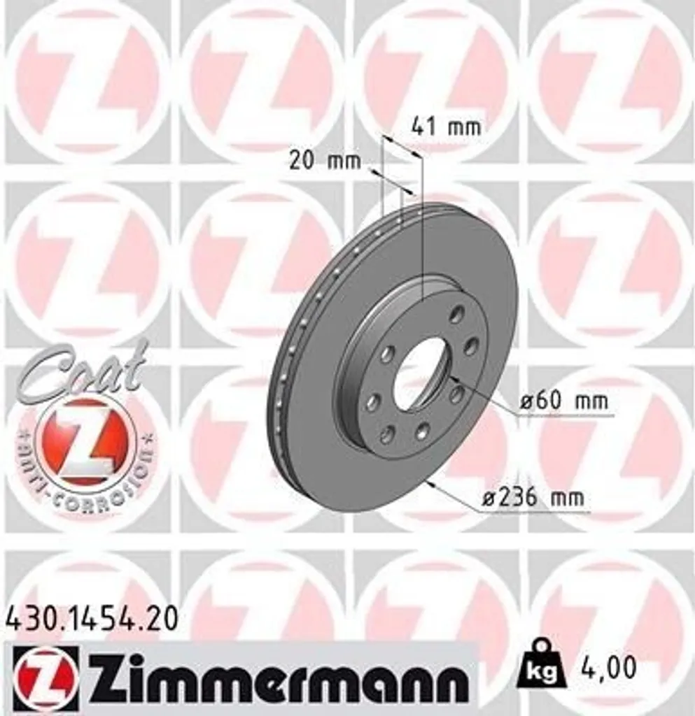Éliminez les vibrations au freinage sur Aveo et Combo avec Zimmermann 430