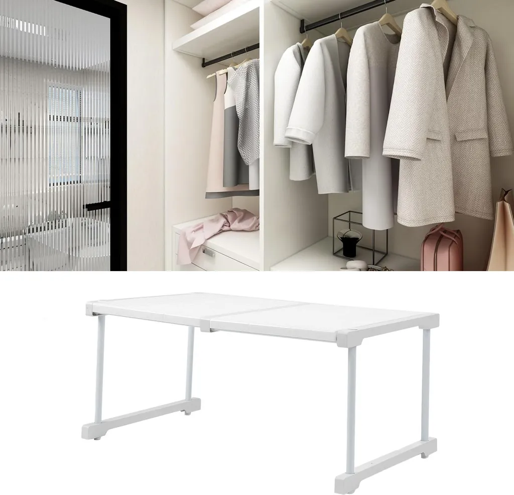 Solution gain de place : étagère extensible pour placard encombré - 4