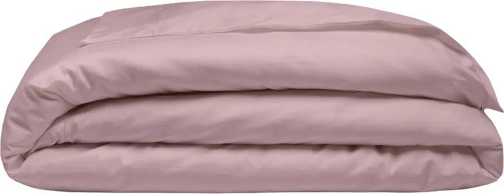 Parure de lit 1 personne en coton rose clair Belledorm 400 fils Oxford