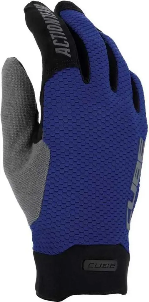 Gants Cube Actionteam XL Bleu : Protection légère et Grip Antidérapant VTT - 2