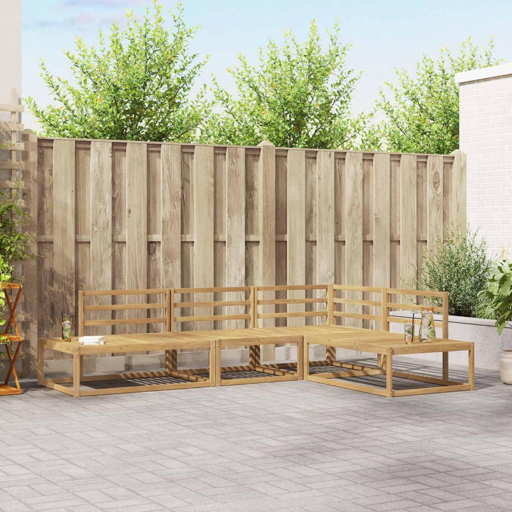 Möbel Outdoor-Sofagarnitur 4 StückGartenstühle - Gartenstühle c2881