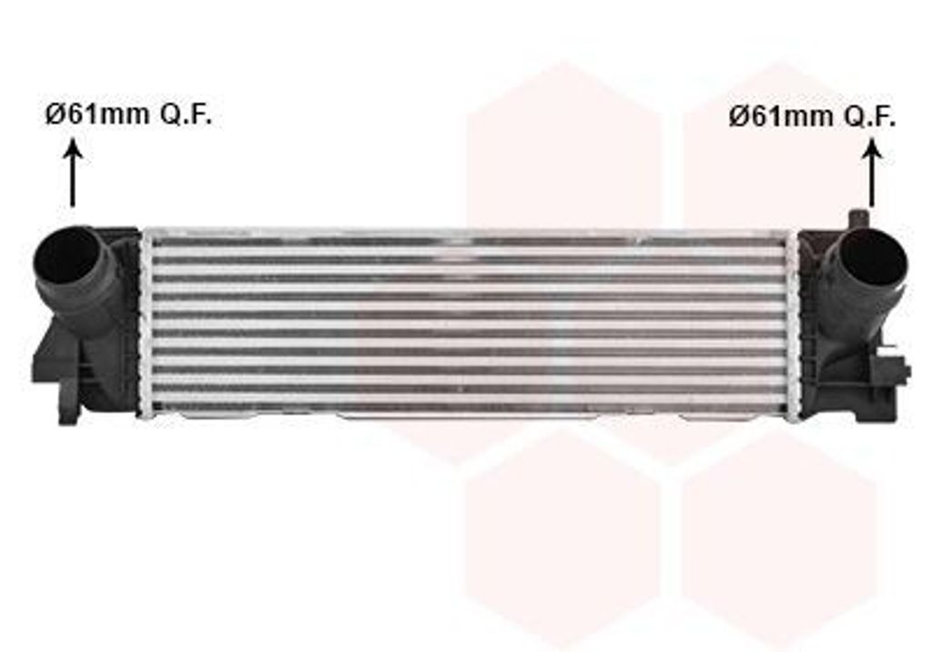 VAN WEZEL 06014721 Ladeluftkühler LLK für BMW 3 Touring (G21) Turbo Intercooler