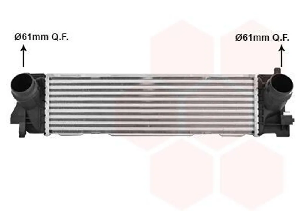 VAN WEZEL 06014721 Intercooler pour BMW Série 3 G21 Turbo Diesel Essence